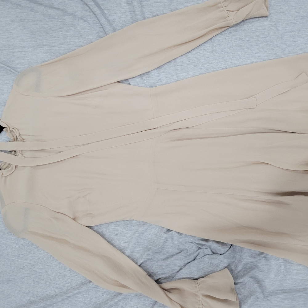 Reformation nude dress size 2